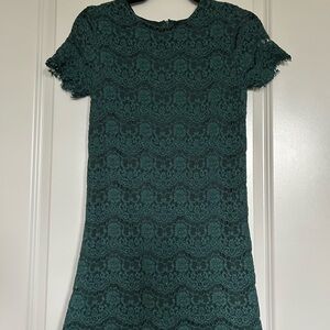 Lulus Green Lace Dress